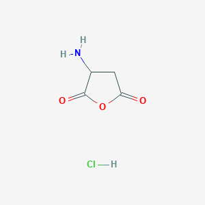 molecular formula C4H6ClNO3 B1504094 3-Aminodihydrofuran-2,5-dione hydrochloride CAS No. 39185-99-4