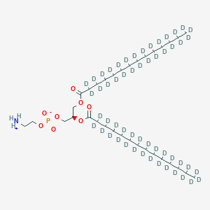 2-Azaniumylethyl (2R)-2,3-bis[(~2~H_27_)tetradecanoyloxy]propyl phosphate