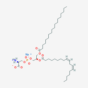 molecular formula C42H77NNaO10P B1504115 Sodium (2S,8R)-2-azaniumyl-8-{[(9Z,12Z)-octadeca-9,12-dienoyl]oxy}-5-oxido-5,11-dioxo-4,6,10-trioxa-5lambda~5~-phosphaoctacosan-1-oate CAS No. 322647-11-0