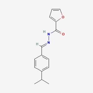 N'-[(E)-[4-(Propan-2-YL)phenyl]methylidene]furan-2-carbohydrazide