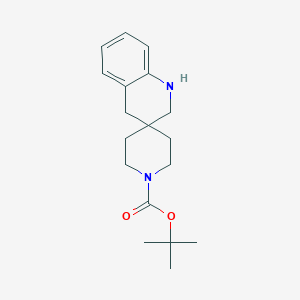 molecular formula C18H26N2O2 B1504129 tert-Butyl 2',4'-dihydro-1'H-spiro[piperidine-4,3'-quinoline]-1-carboxylate CAS No. 1160247-77-7