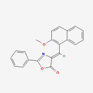 4-((2-Methoxynaphthalen-1-yl)methylene)-2-phenyloxazol-5(4H)-one