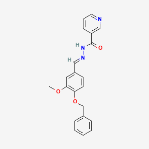 N'-(4-(Benzyloxy)-3-methoxybenzylidene)nicotinohydrazide