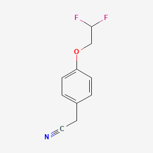 2-(4-(2,2-Difluoroethoxy)phenyl)acetonitrile