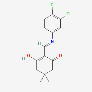 2-{[(3,4-Dichlorophenyl)amino]methylidene}-5,5-dimethylcyclohexane-1,3-dione