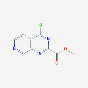 molecular formula C9H6ClN3O2 B1504144 Methyl 4-chloropyrido[3,4-d]pyrimidine-2-carboxylate CAS No. 1220039-65-5