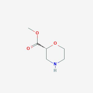 molecular formula C6H11NO3 B1504145 (R)-Methyl morpholine-2-carboxylate CAS No. 1314999-04-6