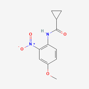 N-(4-methoxy-2-nitrophenyl)cyclopropanecarboxamide