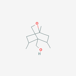 molecular formula C11H20O2 B15041469 (1,5,8-Trimethyl-2-oxabicyclo[2.2.2]oct-4-yl)methanol 