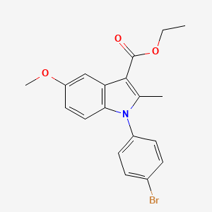 ethyl 1-(4-bromophenyl)-5-methoxy-2-methyl-1H-indole-3-carboxylate