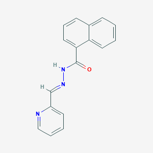 N'-[(E)-pyridin-2-ylmethylidene]naphthalene-1-carbohydrazide