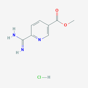 molecular formula C8H10ClN3O2 B1504165 6-氨基甲酰基烟酸甲酯盐酸盐 CAS No. 1179361-48-8