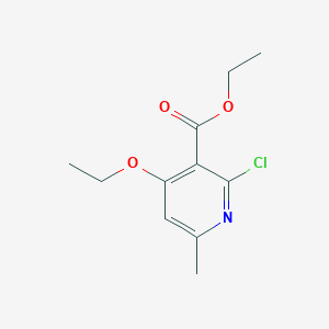 Ethyl 2-chloro-4-ethoxy-6-methylpyridine-3-carboxylate