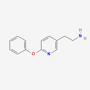 molecular formula C13H14N2O B1504170 2-(6-Phenoxy-pyridin-3-yl)-ethylamine CAS No. 910400-48-5