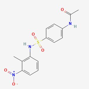 N-{4-[(2-methyl-3-nitrophenyl)sulfamoyl]phenyl}acetamide