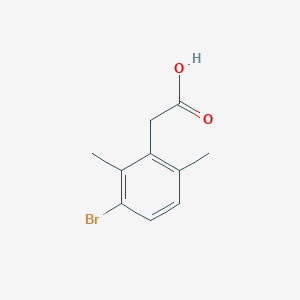 molecular formula C10H11BrO2 B1504173 2-(3-Bromo-2,6-dimethylphenyl)acetic acid 