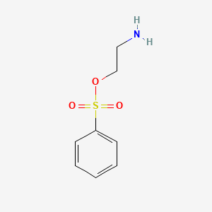 molecular formula C8H11NO3S B1504176 2-Aminoethyl benzenesulfonate CAS No. 771582-62-8