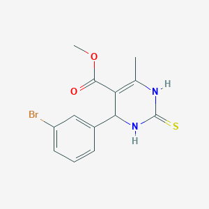 Methyl 6-(3-bromophenyl)-4-methyl-2-sulfanyl-1,6-dihydropyrimidine-5-carboxylate