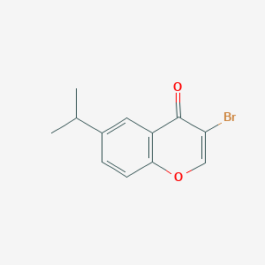 3-Bromo-6-(propan-2-yl)-4H-1-benzopyran-4-one