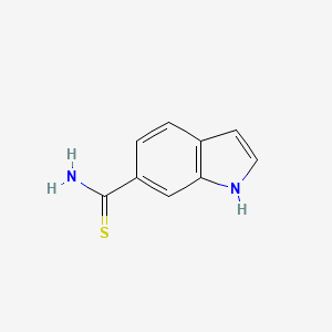 molecular formula C9H8N2S B1504179 1H-Indole-6-carbothioamide CAS No. 885272-19-5