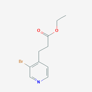 molecular formula C10H12BrNO2 B1504185 Ethyl 3-(3-bromopyridin-4-yl)propanoate CAS No. 463303-98-2
