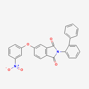 2-(biphenyl-2-yl)-5-(3-nitrophenoxy)-1H-isoindole-1,3(2H)-dione