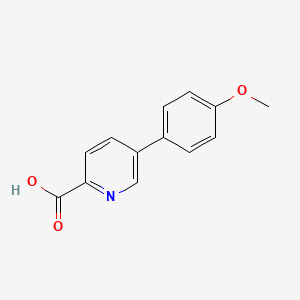 molecular formula C13H11NO3 B1504200 5-(4-Methoxyphenyl)picolinic acid CAS No. 87789-69-3