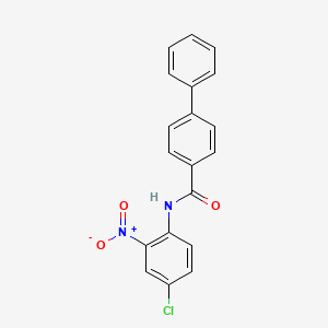 N-(4-chloro-2-nitrophenyl)biphenyl-4-carboxamide