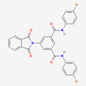 N,N'-bis(4-bromophenyl)-5-(1,3-dioxo-1,3-dihydro-2H-isoindol-2-yl)benzene-1,3-dicarboxamide