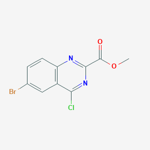 molecular formula C10H6BrClN2O2 B1504208 Methyl 6-bromo-4-chloroquinazoline-2-carboxylate CAS No. 1188085-66-6