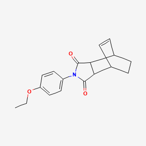 molecular formula C18H19NO3 B15042208 2-(4-ethoxyphenyl)-3a,4,7,7a-tetrahydro-1H-4,7-ethanoisoindole-1,3(2H)-dione 