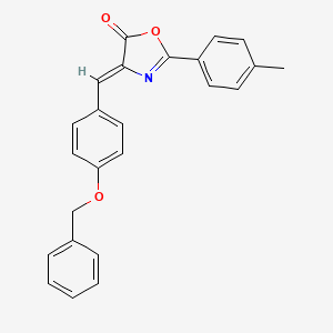 (4Z)-4-[4-(benzyloxy)benzylidene]-2-(4-methylphenyl)-1,3-oxazol-5(4H)-one