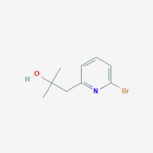 molecular formula C9H12BrNO B1504225 1-(6-Bromopyridin-2-YL)-2-methylpropan-2-OL CAS No. 955369-59-2
