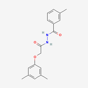 N'-[(3,5-dimethylphenoxy)acetyl]-3-methylbenzohydrazide