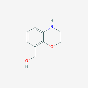 molecular formula C9H11NO2 B1504235 (3,4-Dihydro-2H-benzo[1,4]oxazin-8-YL)-methanol CAS No. 926004-43-5