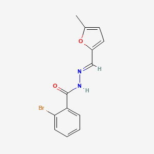 2-bromo-N'-[(E)-(5-methylfuran-2-yl)methylidene]benzohydrazide