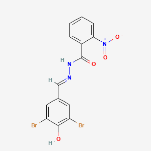 N'-[(E)-(3,5-dibromo-4-hydroxyphenyl)methylidene]-2-nitrobenzohydrazide