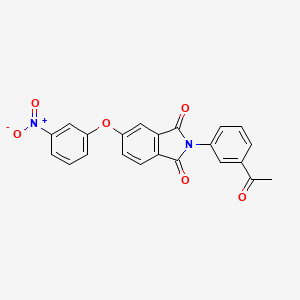 2-(3-acetylphenyl)-5-(3-nitrophenoxy)-1H-isoindole-1,3(2H)-dione