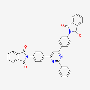 2,2'-[(2-phenylpyrimidine-4,6-diyl)dibenzene-4,1-diyl]bis(1H-isoindole-1,3(2H)-dione)