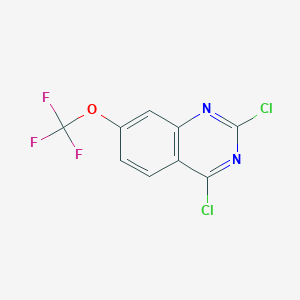 molecular formula C9H3Cl2F3N2O B1504247 2,4-Dichloro-7-(trifluoromethoxy)quinazoline CAS No. 1160994-83-1