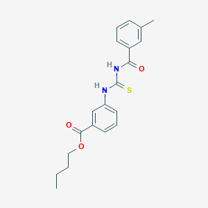 Butyl 3-({[(3-methylbenzoyl)amino]carbothioyl}amino)benzoate