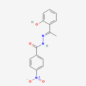 N'-[(1E)-1-(2-hydroxyphenyl)ethylidene]-4-nitrobenzohydrazide