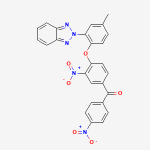 {4-[2-(2H-benzotriazol-2-yl)-4-methylphenoxy]-3-nitrophenyl}(4-nitrophenyl)methanone