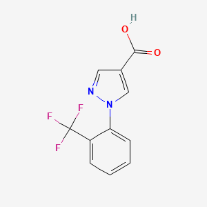 1-(2-(Trifluoromethyl)phenyl)-1H-pyrazole-4-carboxylic acid