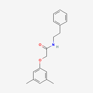 molecular formula C18H21NO2 B15042619 2-(3,5-dimethylphenoxy)-N-(2-phenylethyl)acetamide 