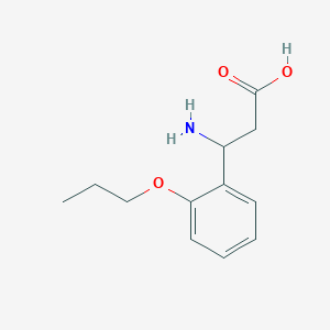 3-Amino-3-(2-propoxyphenyl)propanoic acid
