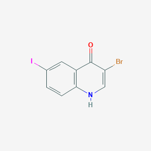 3-Bromo-6-iodoquinolin-4(1H)-one