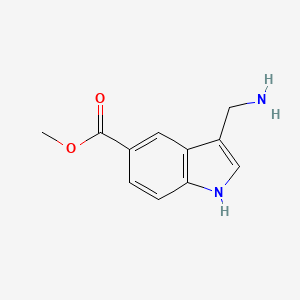 methyl 3-(aminomethyl)-1H-indole-5-carboxylate