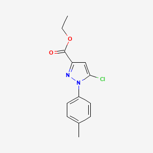 molecular formula C13H13ClN2O2 B1504280 Ethyl 5-chloro-1-(p-tolyl)-1H-pyrazole-3-carboxylate CAS No. 460331-53-7