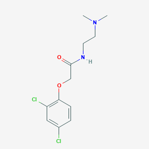 molecular formula C12H16Cl2N2O2 B15042827 2-(2,4-dichlorophenoxy)-N-[2-(dimethylamino)ethyl]acetamide 